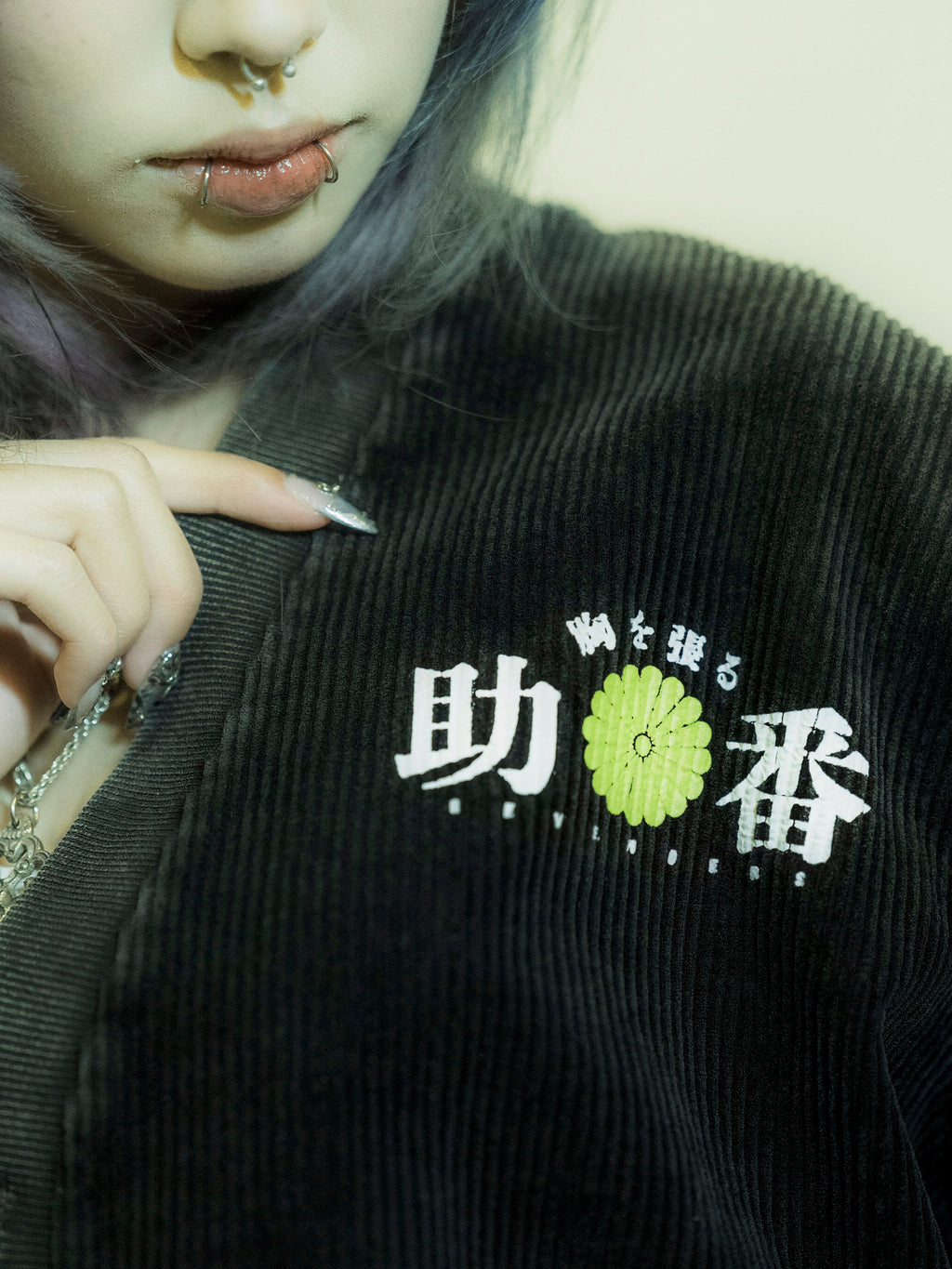 Sukeban AR Corduroy Cardigan