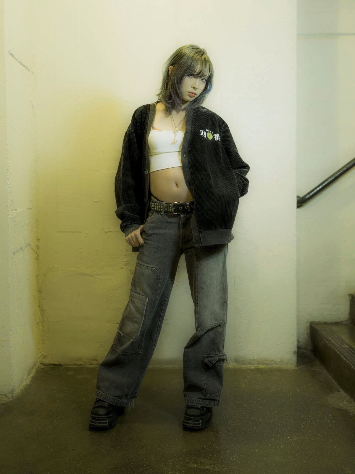 Sukeban AR Corduroy Cardigan