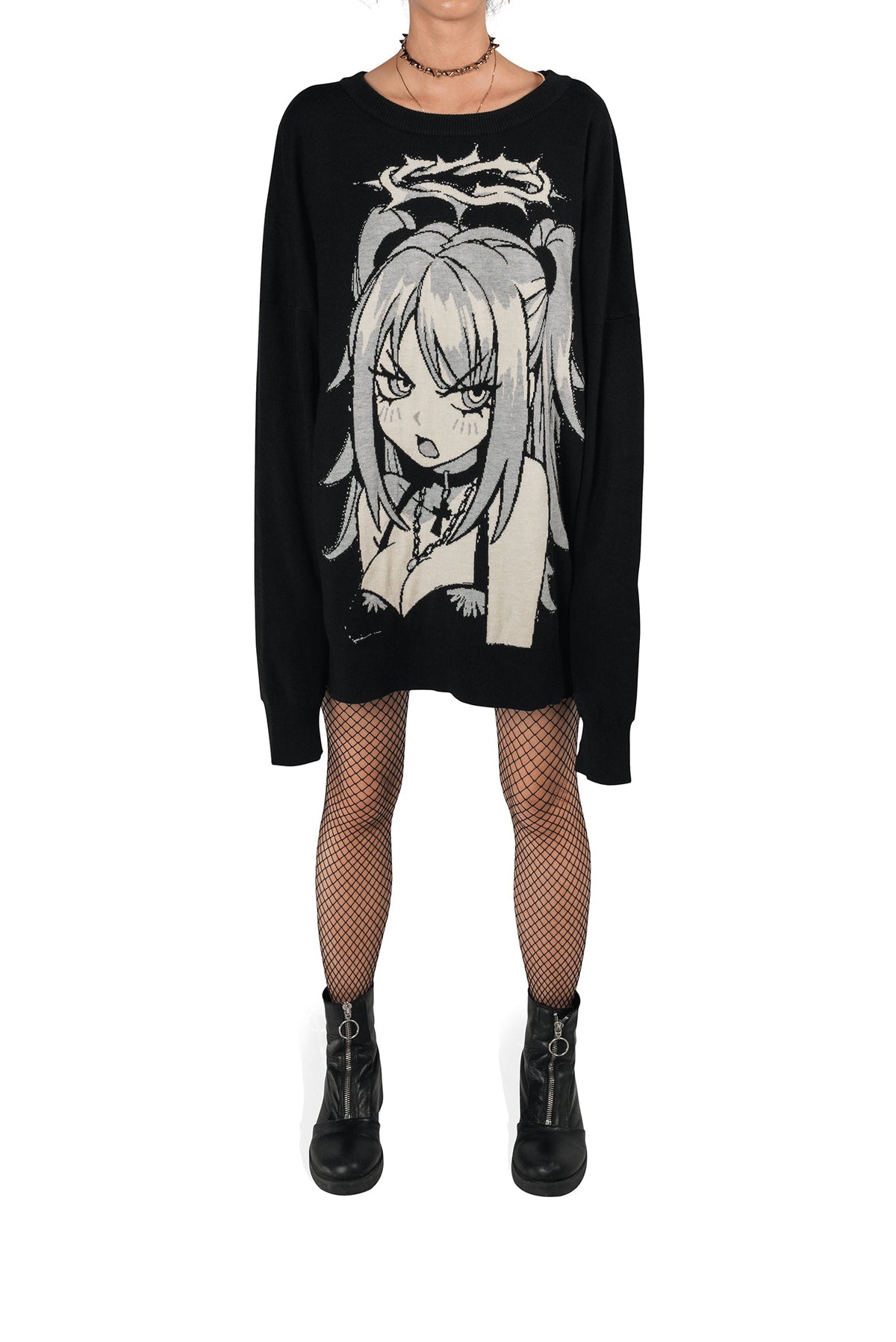 Ride Or Die Knitted Sweatshirt