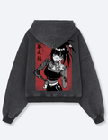 Syndicate washed zip hoodie, back print