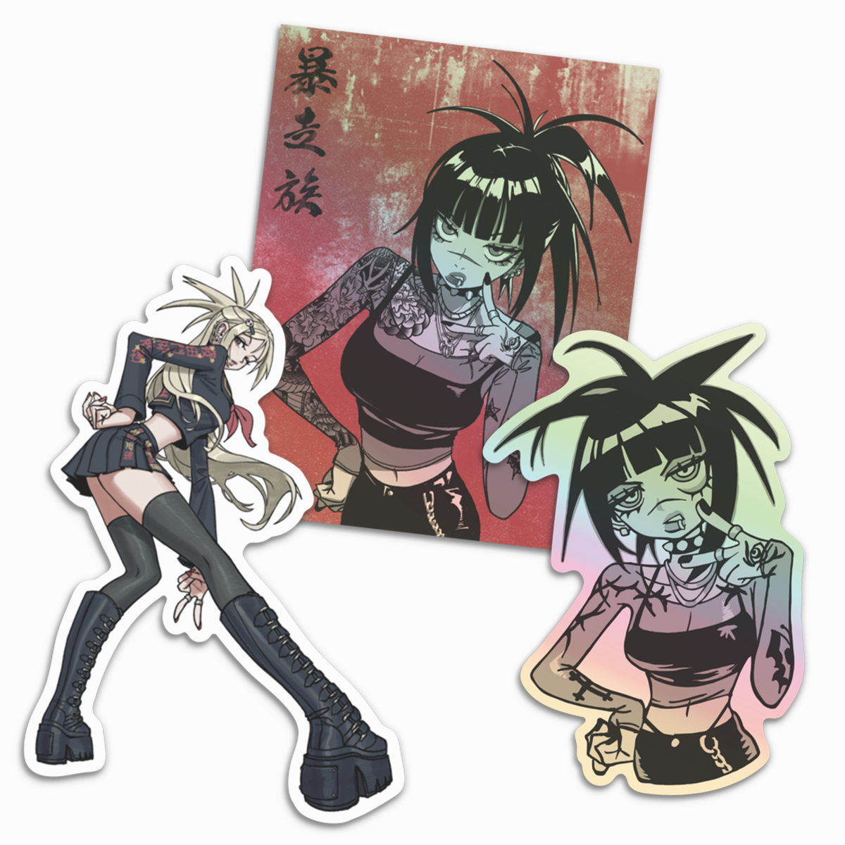 Sukeban Sticker 3 Pack